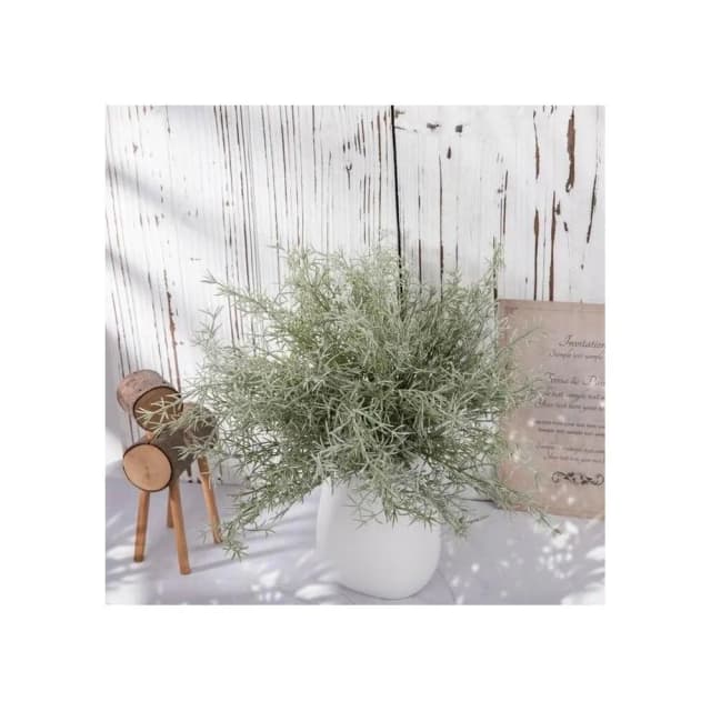 森林海仿真香草 植物盆栽 拍照道具 綠植假花 仿真綠葉 擺拍裝飾 設計師款