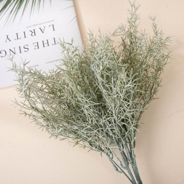 森林海仿真香草 植物盆栽 拍照道具 綠植假花 仿真綠葉 擺拍裝飾 設計師款