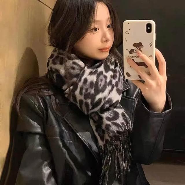 圍巾女秋冬加厚仿羊絨圍巾女保暖長款披肩圍巾韓系氛圍感學生圍脖保暖披肩圍巾質感圍巾冷氣披肩空調百搭保暖圍脖防風圍脖韓版圍巾