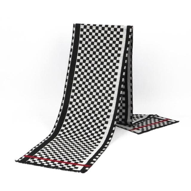 圍巾男秋冬新款男士圍巾保暖仿羊絨格子百搭新潮時尚休閑戶外防寒圍脖男士時尚保暖質感親膚圍巾圍脖防風圍脖披肩男士針織圍巾