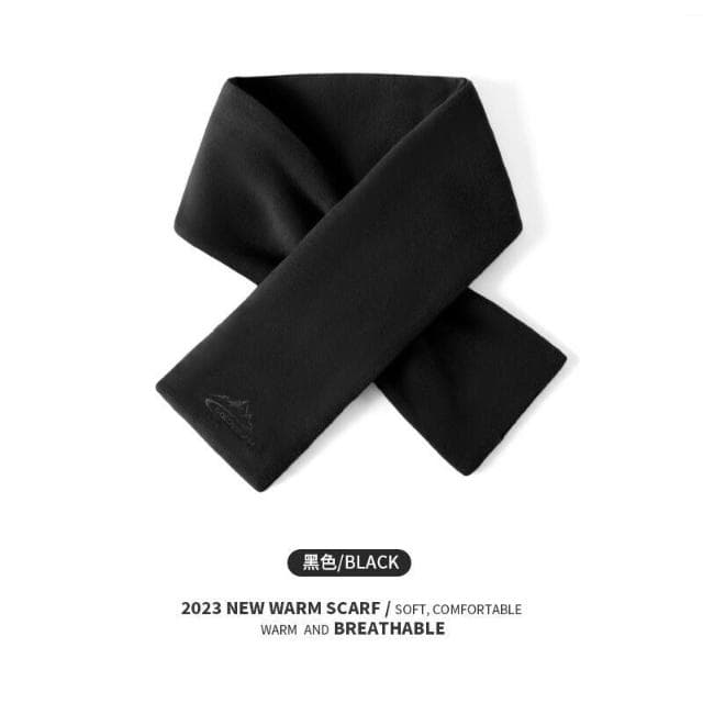 圍巾男保暖德絨圍巾男新款百搭圍脖戶外出行時尚純色針織圍脖戶外防寒圍脖男士時尚保暖質感親膚圍巾圍脖防風圍脖披肩男士針織圍巾