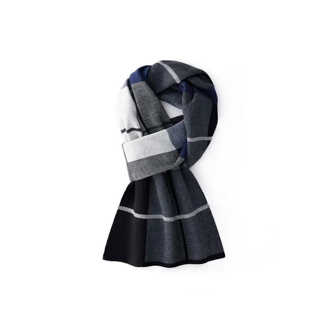 圍巾男桑蠶絲圍巾高級感秋冬季百搭保暖加厚真絲針織圍脖男士戶外防寒圍脖男士時尚保暖質感親膚圍巾圍脖防風圍脖披肩男士針織圍巾