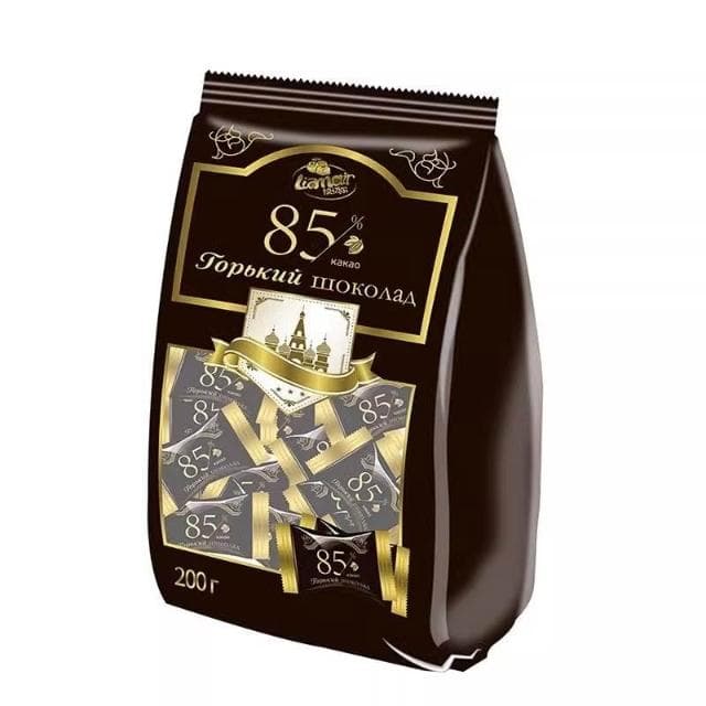 【兜米優選】黑巧克力 俄羅斯風味 無糖精迷你100%純可可脂純黑苦袋