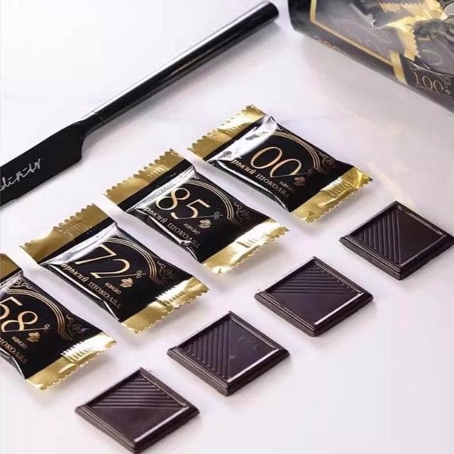 【兜米優選】黑巧克力 俄羅斯風味 無糖精迷你100%純可可脂純黑苦袋