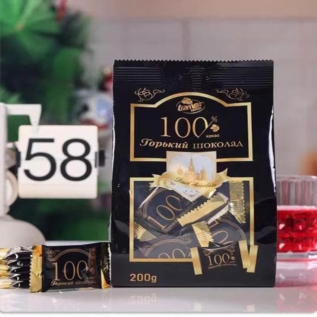 【兜米優選】黑巧克力 俄羅斯風味 無糖精迷你100%純可可脂純黑苦袋