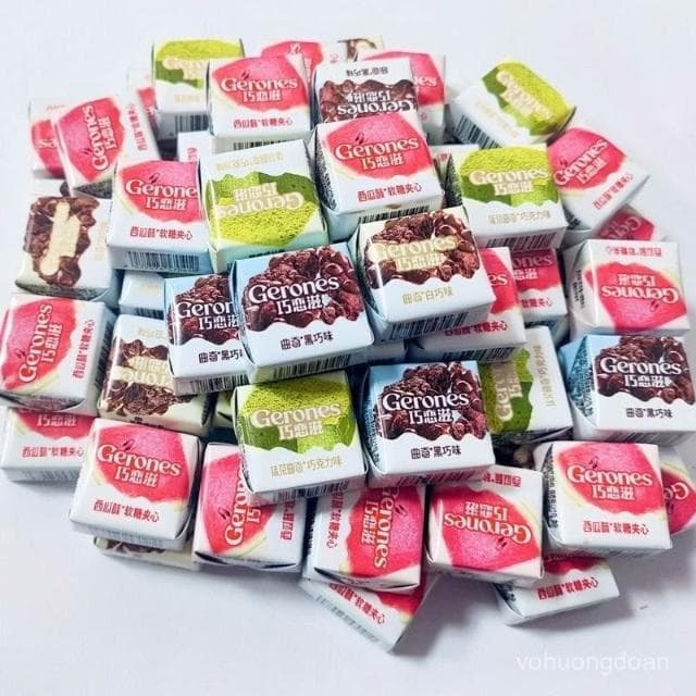 心心相印 黑巧夾心巧克力曲奇白巧克力混閤裝網紅水果獨立包裝食品零食