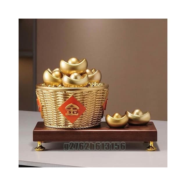 日進斗金擺件 元寶招財貓裝飾 客廳辦公室酒櫃高檔喬遷新居開業禮物 玄關擺件 招財擺飾 入厝禮物 家居