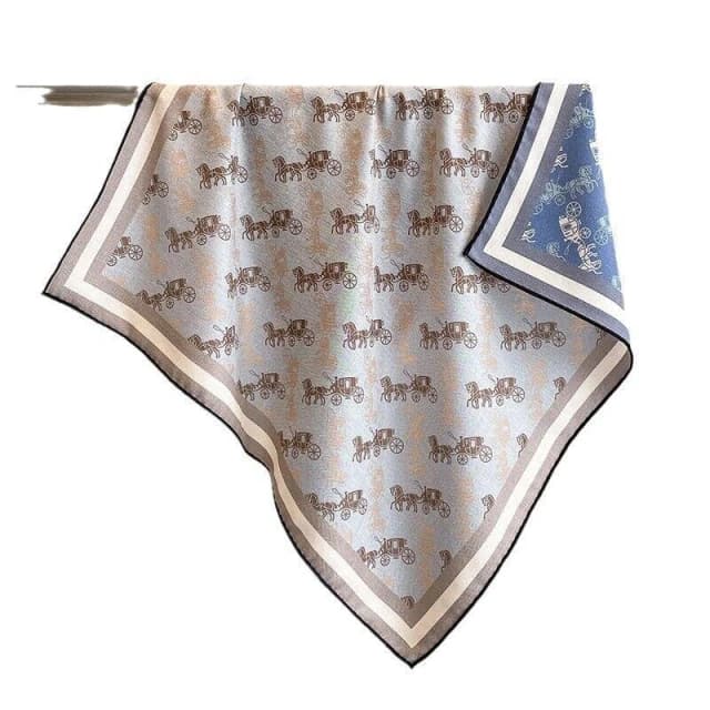 比比優精選 雙面異色 大方巾 真絲 羊毛 桑蠶絲羊毛圍巾 絲巾 