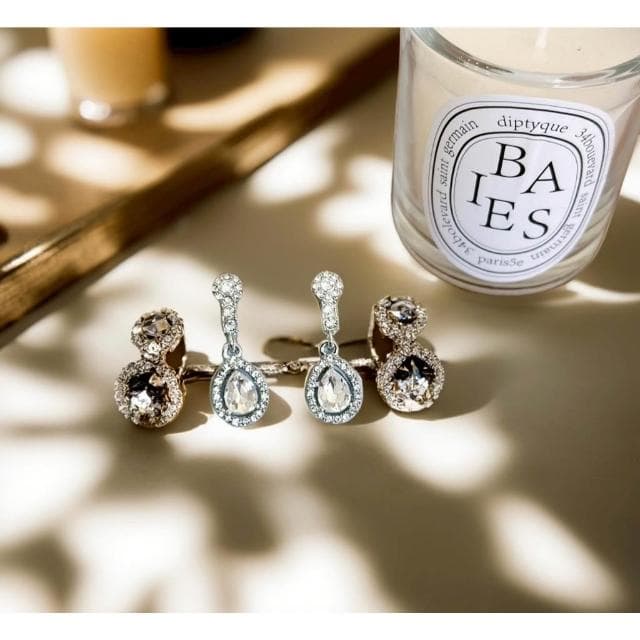 {遇見臻品}BG463耳夾耳針水滴耳環復古優雅耳環冷淡風耳夾鑲鑽水滴形耳環耳墜鑽水滴耳飾品鑲鑽氣質耳環復古風耳環造型耳環