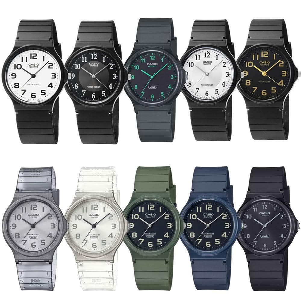 【CASIO 卡西歐】【柒號本舖】CASIO卡西歐薄型指針石英錶 MQ-24系列 男錶 女錶 學生錶 台灣公司貨