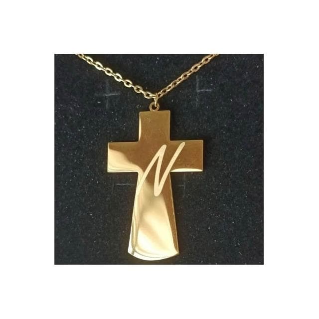 【N典原創十字架 醫療鋼項鍊】基督教 福音禮品 受洗禮物 生日 聖誕節 禮物 耶穌 搬家喬遷 聖經故事 恩典之約禮物店