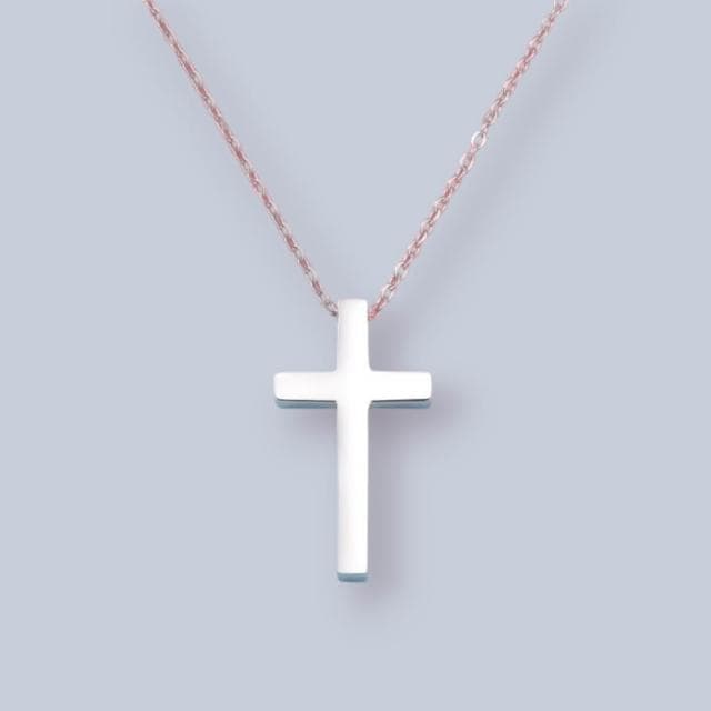 【晨光中的恩典十架】不鏽鋼項鍊 基督教 福音禮品 受洗禮物 生日 聖誕節 禮物 耶穌 搬家喬遷 聖經故事 恩典之約禮物店