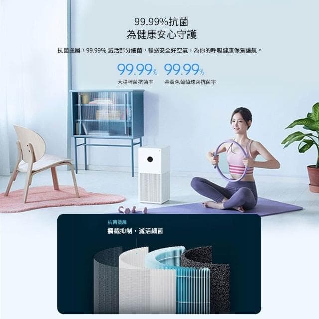 米家 空氣淨化器 4lite(空氣清淨機 空氣淨化器 清淨機 淨化器 小米淨化器)