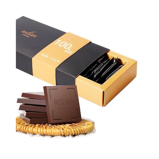 心心相印 黑巧克力純可可脂禮盒裝100% 無蔗糖木糖醇休閒零食批髮清倉代餐