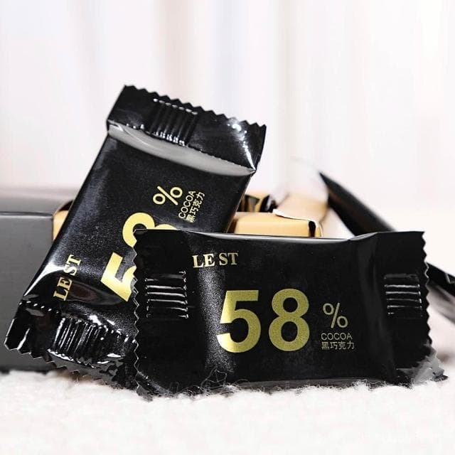 心心相印 黑巧克力純可可脂禮盒裝100% 無蔗糖木糖醇休閒零食批髮清倉代餐