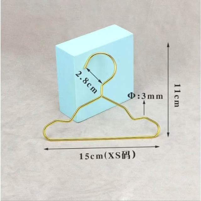 【汪喵森活】 北歐風 寵物衣架 質感金 金屬 質感衣架 嬰兒小孩衣架  精緻衣架 迷你衣架 小衣架 娃娃衣架 寵物