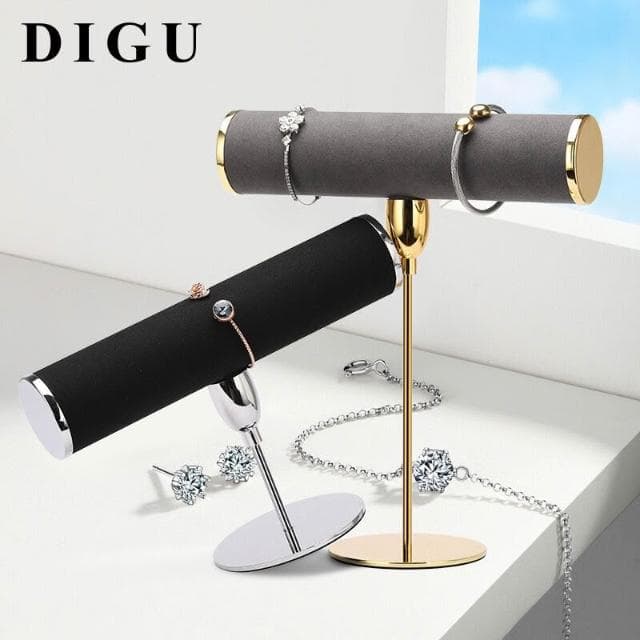 比比優 簡約手鏈手表飾品展示架高級感首飾手镯展示架子戒指珠寶展示道具