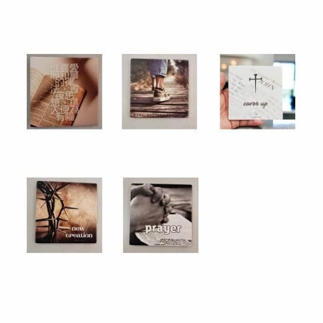 【恩典祝福】 恩典杯墊全 基督教福音禮品 受洗 生日禮物搬家喬遷 聖經故事 恩典之約禮物店