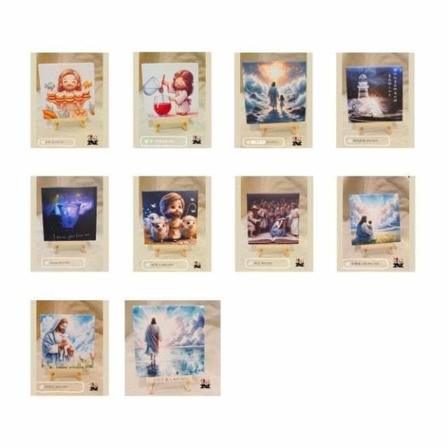 【恩典祝福】 恩典杯墊全 基督教福音禮品 受洗 生日禮物搬家喬遷 聖經故事 恩典之約禮物店