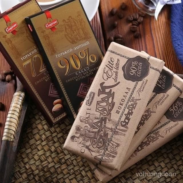 心心相印 俄羅斯進口黑巧克力組閤純可可脂健身飽腹網紅健康零食情人節禮物