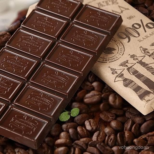 心心相印 俄羅斯進口黑巧克力組閤純可可脂健身飽腹網紅健康零食情人節禮物