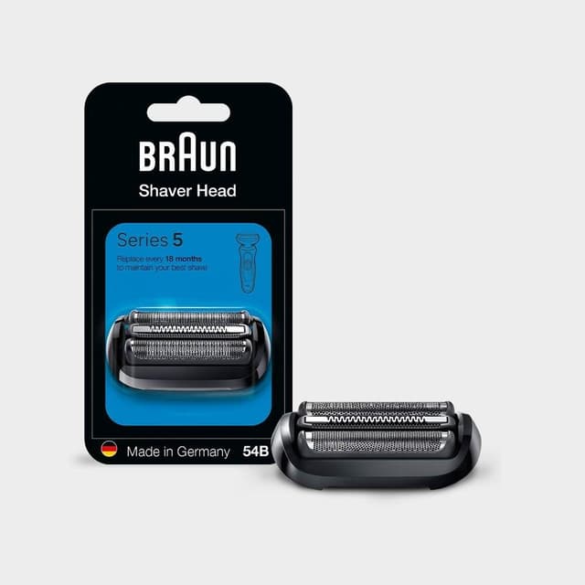 【BRAUN 百靈】BRAUN 百靈刀頭 54B 原廠替換刀頭 電動刮鬍刀 百靈Series 5 Pro系列刀頭刀網 副廠刀頭 53B升級版