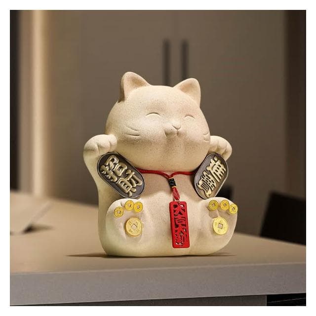 台灣熱賣/高品質 招財貓 入厝禮物 招財擺飾 前臺擺件 家居裝飾品 開業禮物 客廳裝飾 喬遷禮品 交換禮物