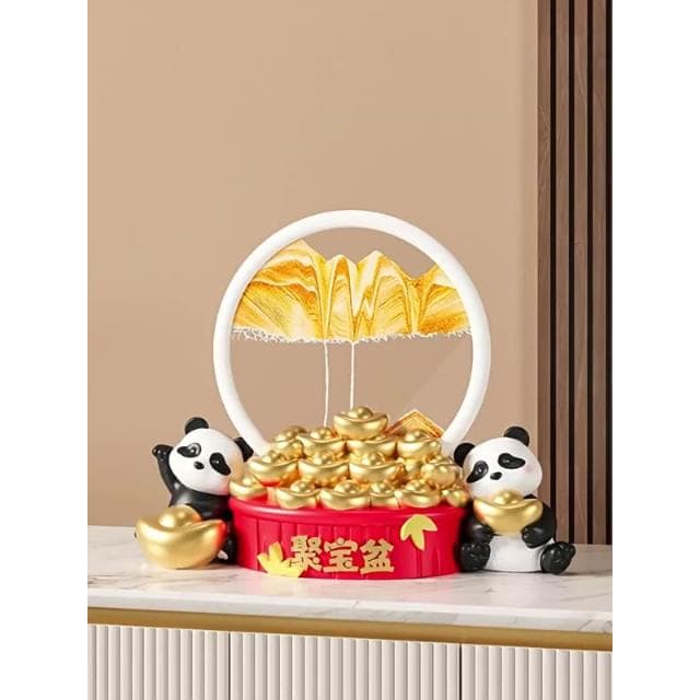 台灣熱賣/高品質  招財貓 客廳裝飾 招財擺飾 流沙畫 入厝禮物 喬遷禮品 玄關擺件  電視櫃擺件 玄關裝飾品 家居飾品