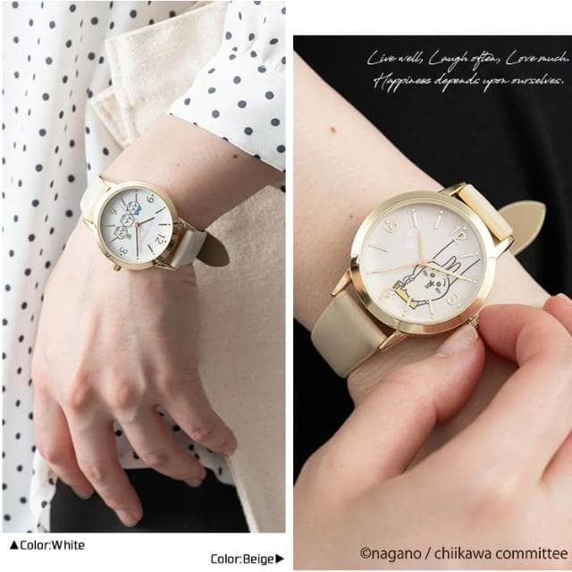 吉伊卡哇 手錶 皮革 造型手錶 可愛 質感 日本機芯 日本正版 該該貝比日本精品