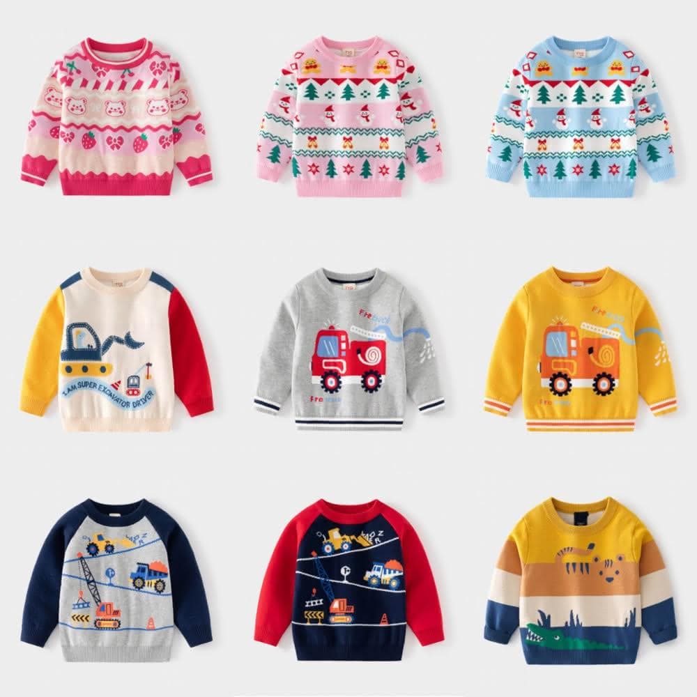 【Arbea】兒童長袖上衣毛衣C148(舒適保暖)