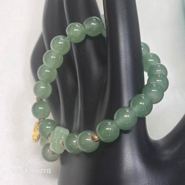 玉石葫蘆吊飾手鍊、玉石錢幣吊飾手鍊