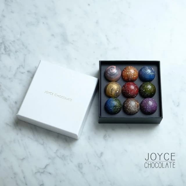 【Joyce Chocolate】星球巧克力禮盒(半圓9顆入)