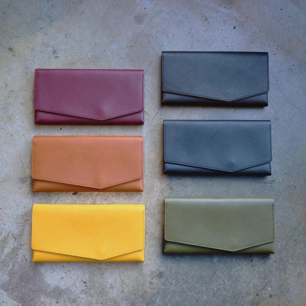 日本製 il modo 小長夾 STATUSY官方正品 皮夾 長夾 輕 薄 大容量 真皮 鈕扣 多夾層 旅遊 禮物 錢包