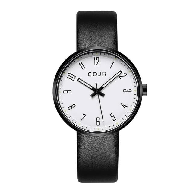 cojr簡約學院風學生表公務員考試防水女錶親膚矽膠石英手錶批發