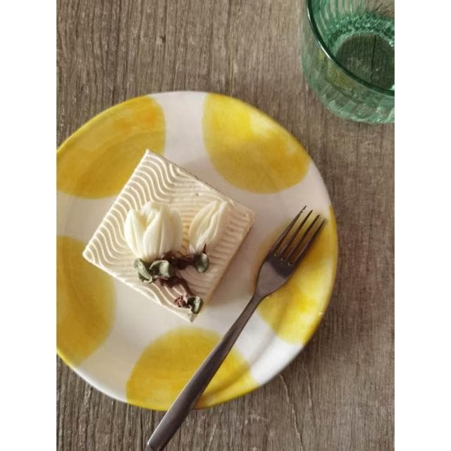 SAYone「月亮和星星」手繪釉下彩高溫陶瓷器皿餐具盤禮物喬遷禮物