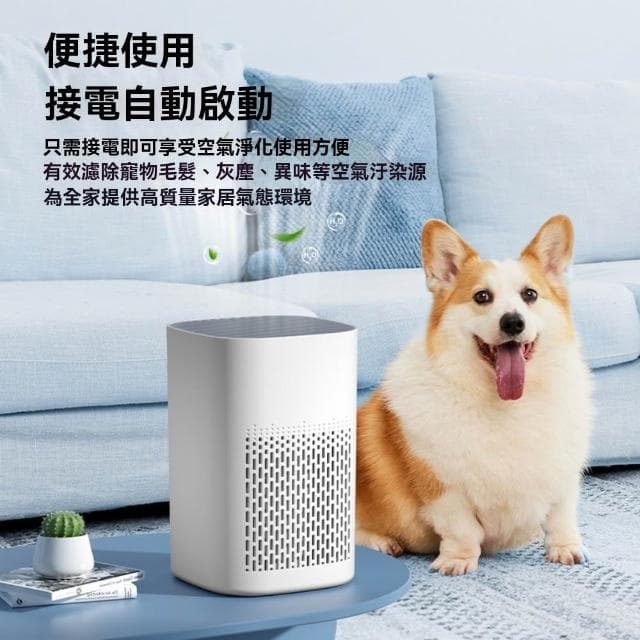家用空氣清淨機 桌上型 抗過敏 去異味 負離子分解（空氣清新機 空氣淨化器 寵物空氣清淨機）