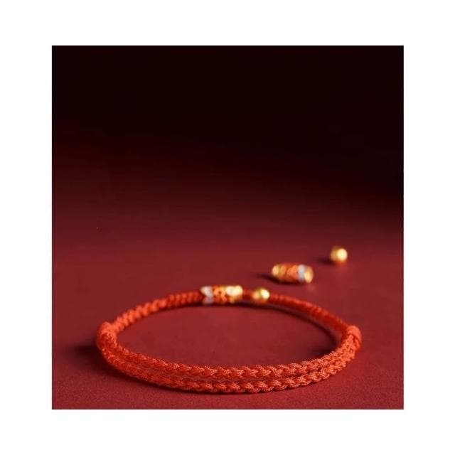  錦鯉本命年紅手繩紅繩手鍊女款編織手繩上岸禮物 開運堂