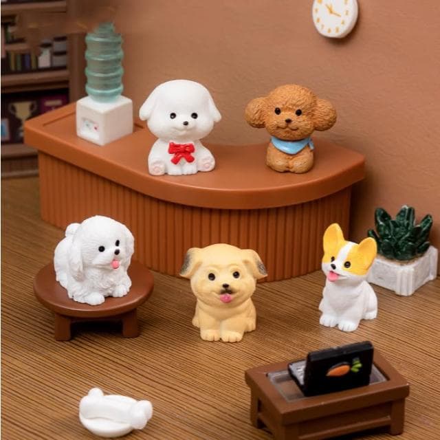 沐晨植物園｜微景觀 可愛小狗 狗狗 12款小狗 園藝裝飾 盆栽裝飾 擺件 多肉裝飾