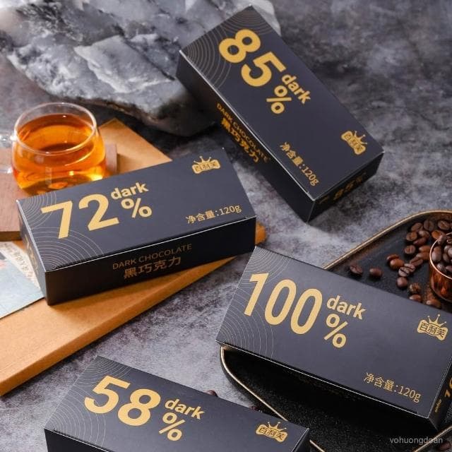 心心相印 【30天熱銷1391件】可可脂醇黑巧克力100%無添加黑巧0蔗糖休閒辦公零食燃減代餐