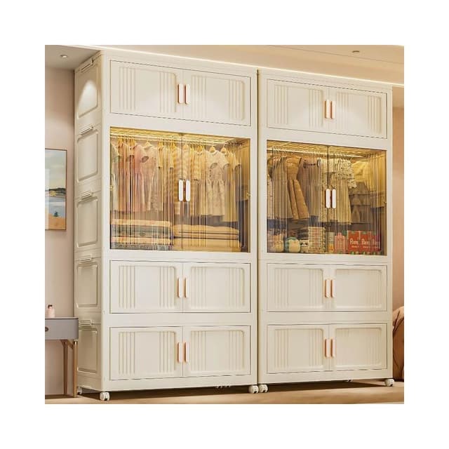 儒雅家具 免稅免運 免安裝寶寶衣櫃加厚嬰兒收納櫃家用零食整理箱衣服儲物兒童小衣櫥