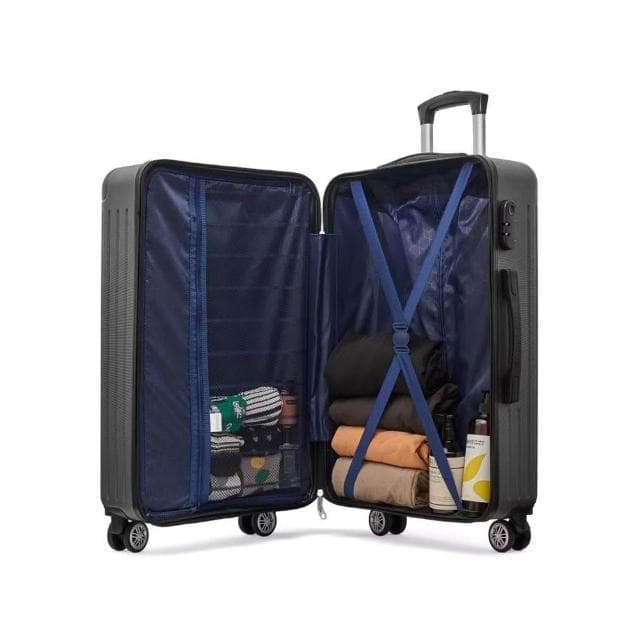 【ROYAL POLO】16吋防刮硬殼行李箱 心森活ABS拉鍊硬殼箱