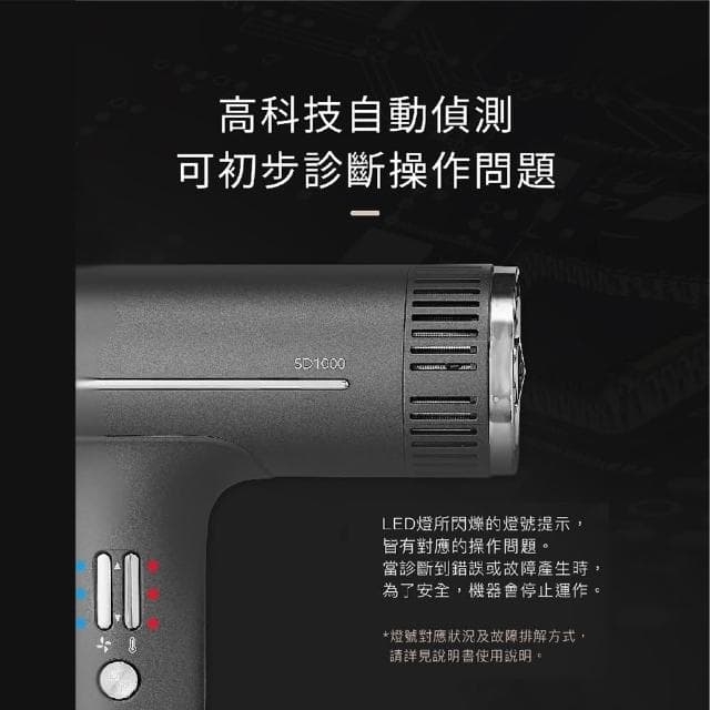 【SOLAC】Solac 專業負離子吹風機 SD-1000 速乾 大風量 吹風機 負離子吹風機 強勁 情人節禮物 輕巧吹風