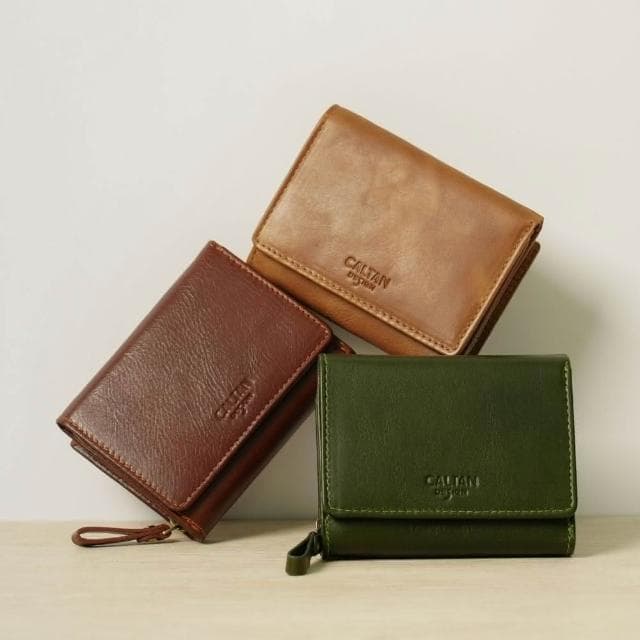【CALTAN】CALTAN DESIGN | 極致輕巧收納零錢短夾 075021 五色(真皮 中夾 皮夾 錢包 招財 母錢包)