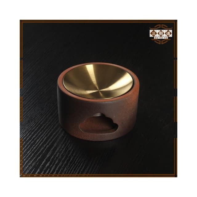 三雅道 陶瓷蠟燭底座加熱精油熏香爐家用會所香薰燈咖啡粉檀香熏香器擴香