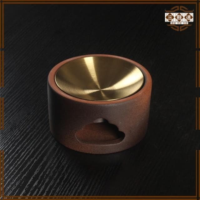 三雅道 陶瓷蠟燭底座加熱精油熏香爐家用會所香薰燈咖啡粉檀香熏香器擴香