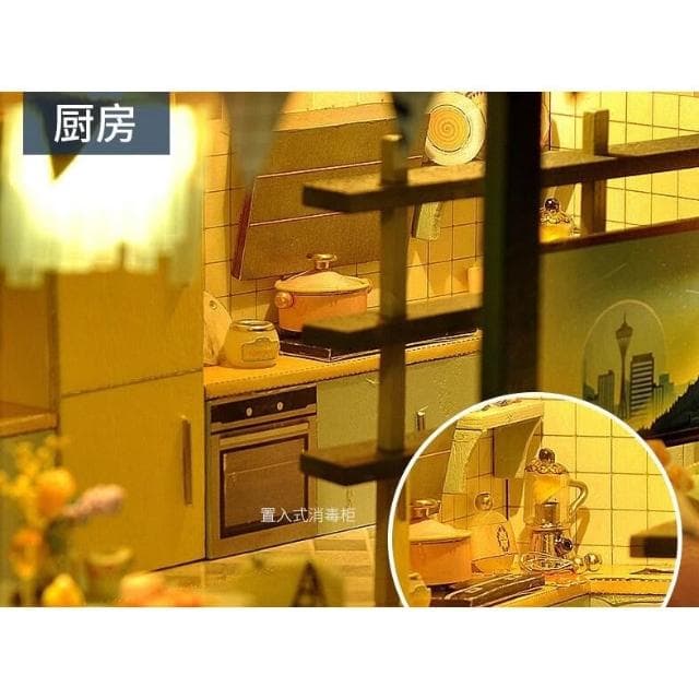 大旺小舖:DIY小屋 人魚傳說袖珍屋娃娃屋材料包 賣場上百款小屋 生日結婚母親節情人節聖誕交換禮物