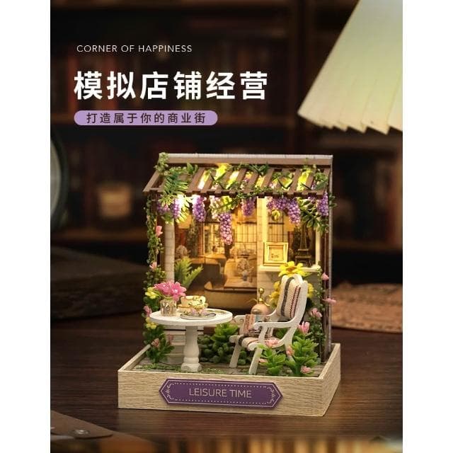 大旺小舖:台北現貨DIY小屋邂逅午茶 袖珍屋娃娃屋材料包 賣場上百款小屋可選 生日結婚母親節情人節聖誕交換禮物