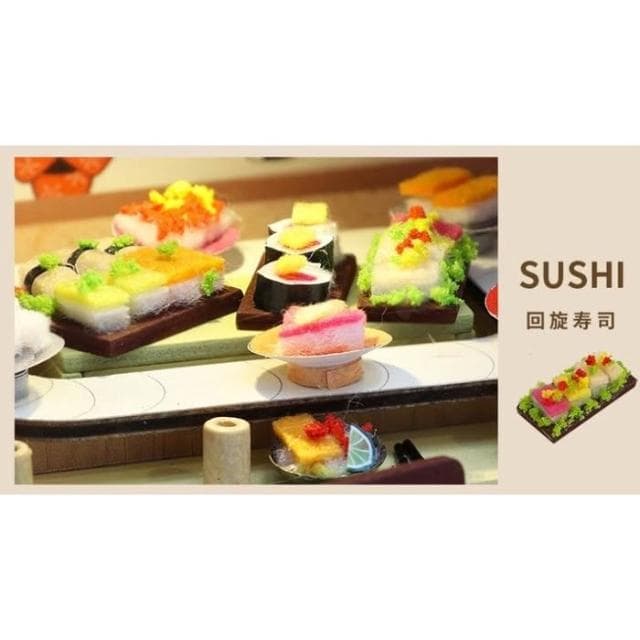 大旺小舖:DIY小屋 吉本壽司店 袖珍屋娃娃屋材料包 現貨在台北當天寄 賣場上百款小屋 生日結婚母親節情人節聖誕交換禮物