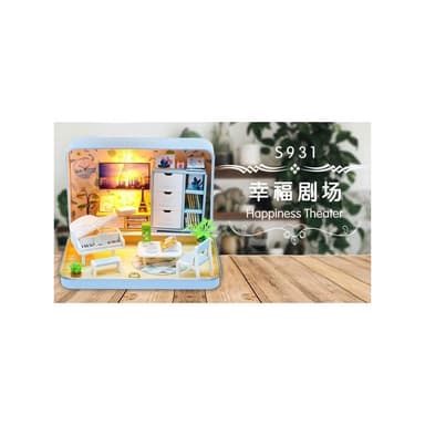 大旺小舖:DIY小屋 幸福劇場 袖珍屋娃娃屋材料包  賣場上百款小屋 生日結婚母親節情人節聖誕交換禮物