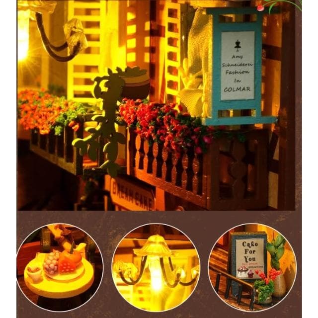 大旺小舖:DIY小屋 悠然歲月  袖珍屋娃娃屋材料包 現貨在台北當天寄 賣場上百款小屋 生日結婚母親節情人節聖誕交換禮物